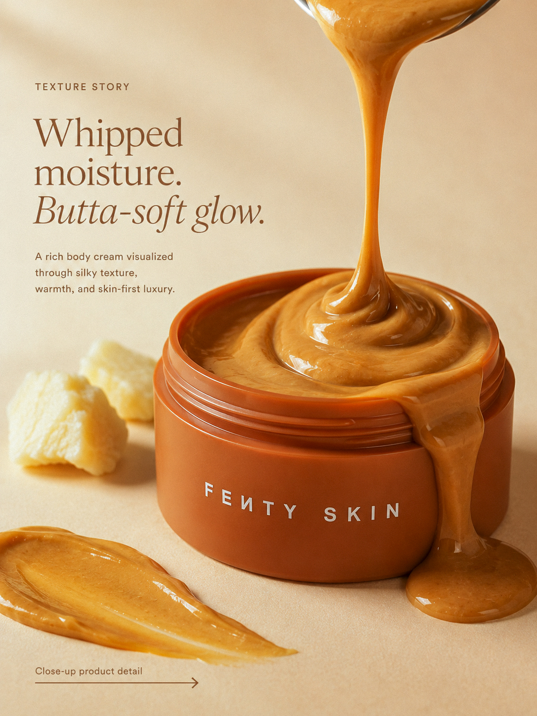Fenty Skin · Butta Soft Glow — Beauty · Art Direction · Product Imagery