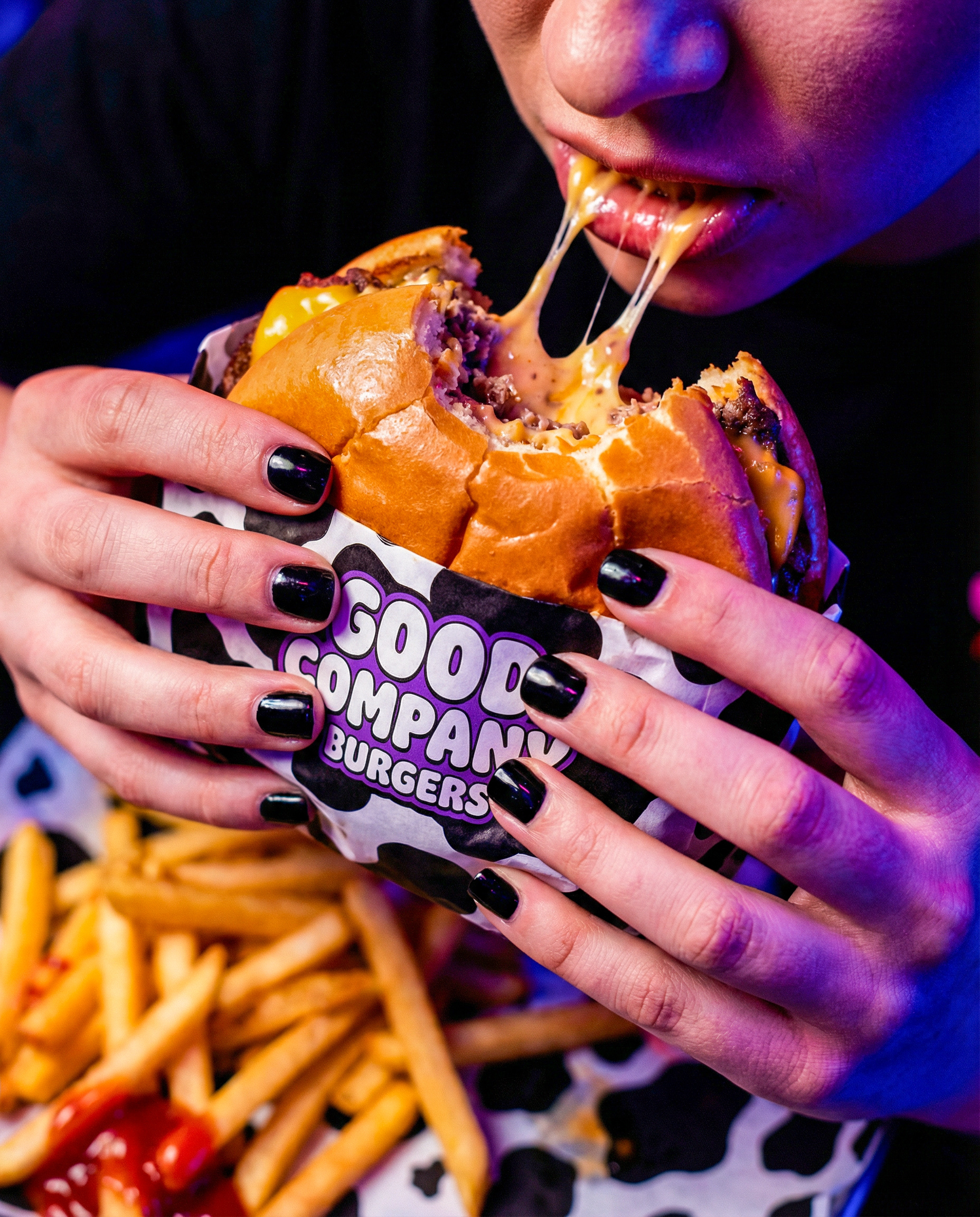 Good Company Burgers · Social Campaign — Food & Beverage · Brand Identity · Social Content