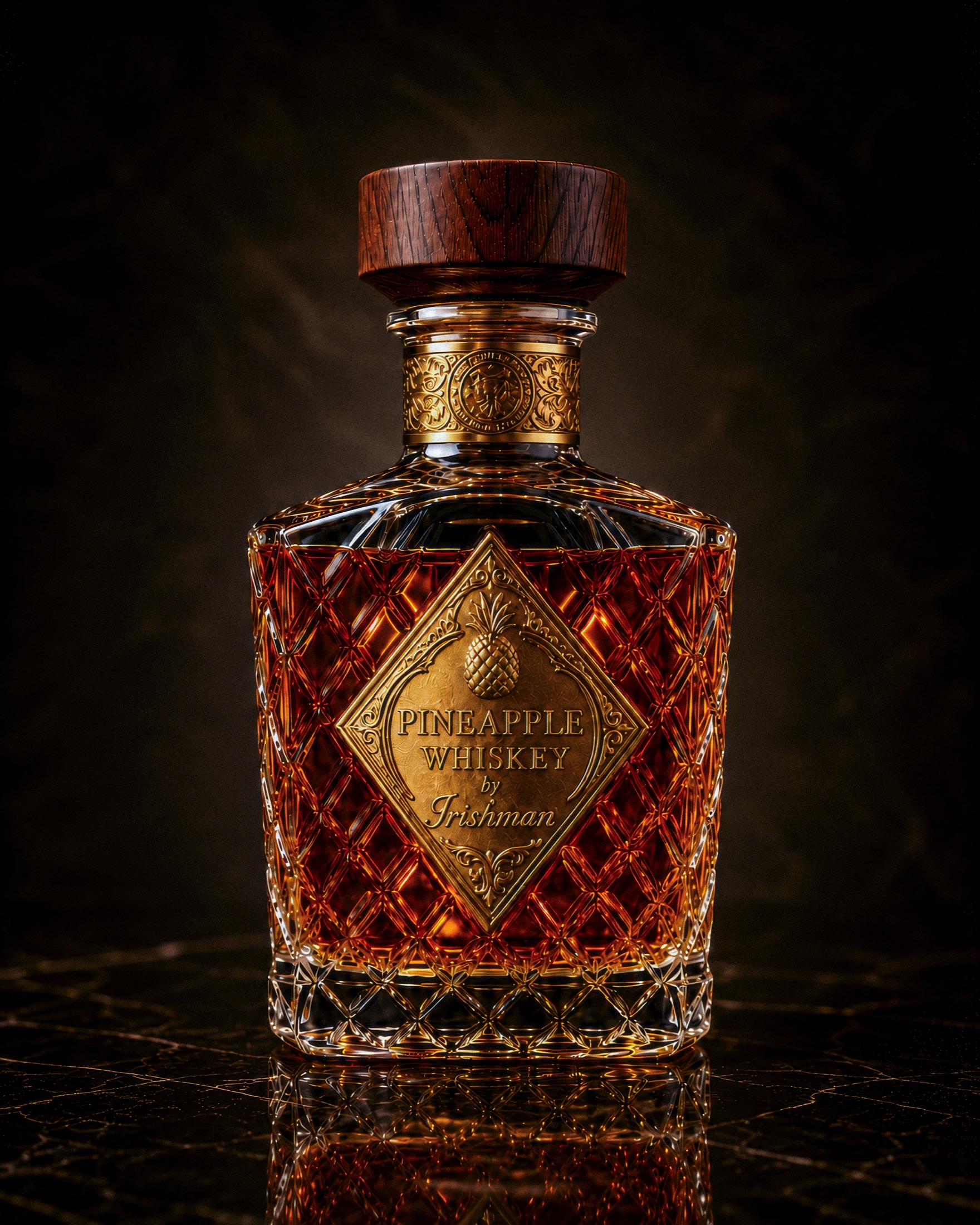 Pineapple Whiskey · Product — Beverage · Product Design · Photography